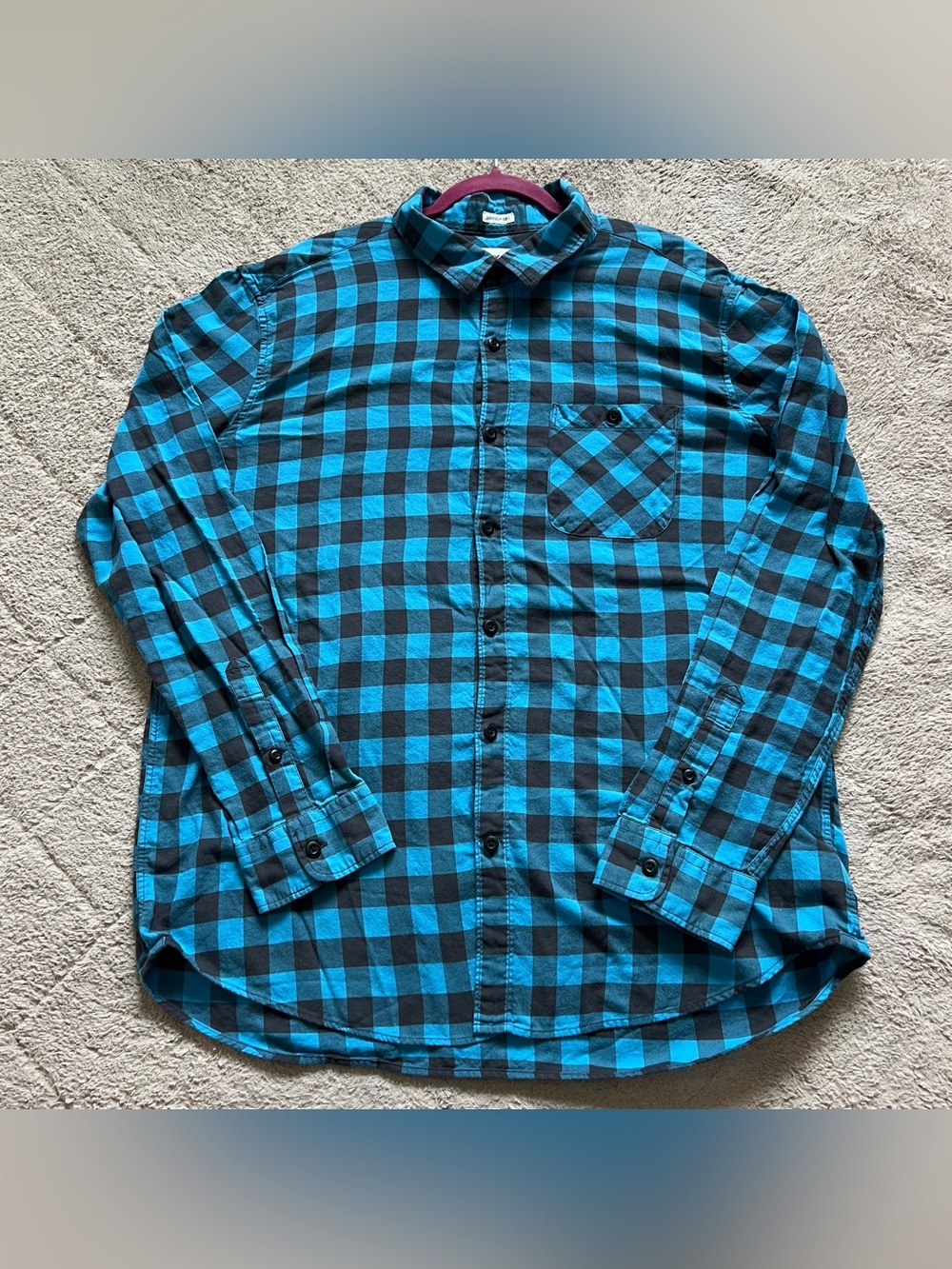 American Eagle Checkered Plaid Flannel Preppy Outdoor Western‎ Men's Sz XXL
